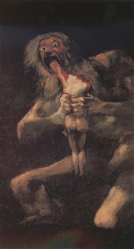 Francisco Goya Saturn devouring his children oil painting picture
